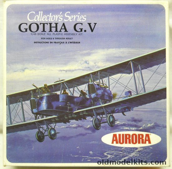 Aurora 1/48 Gotha G-V Collectors Series - (G.V), 1126-350 plastic model kit